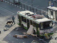 В Волгограде взлетел на воздух пассажирский автобус. Шесть человек погибли на месте